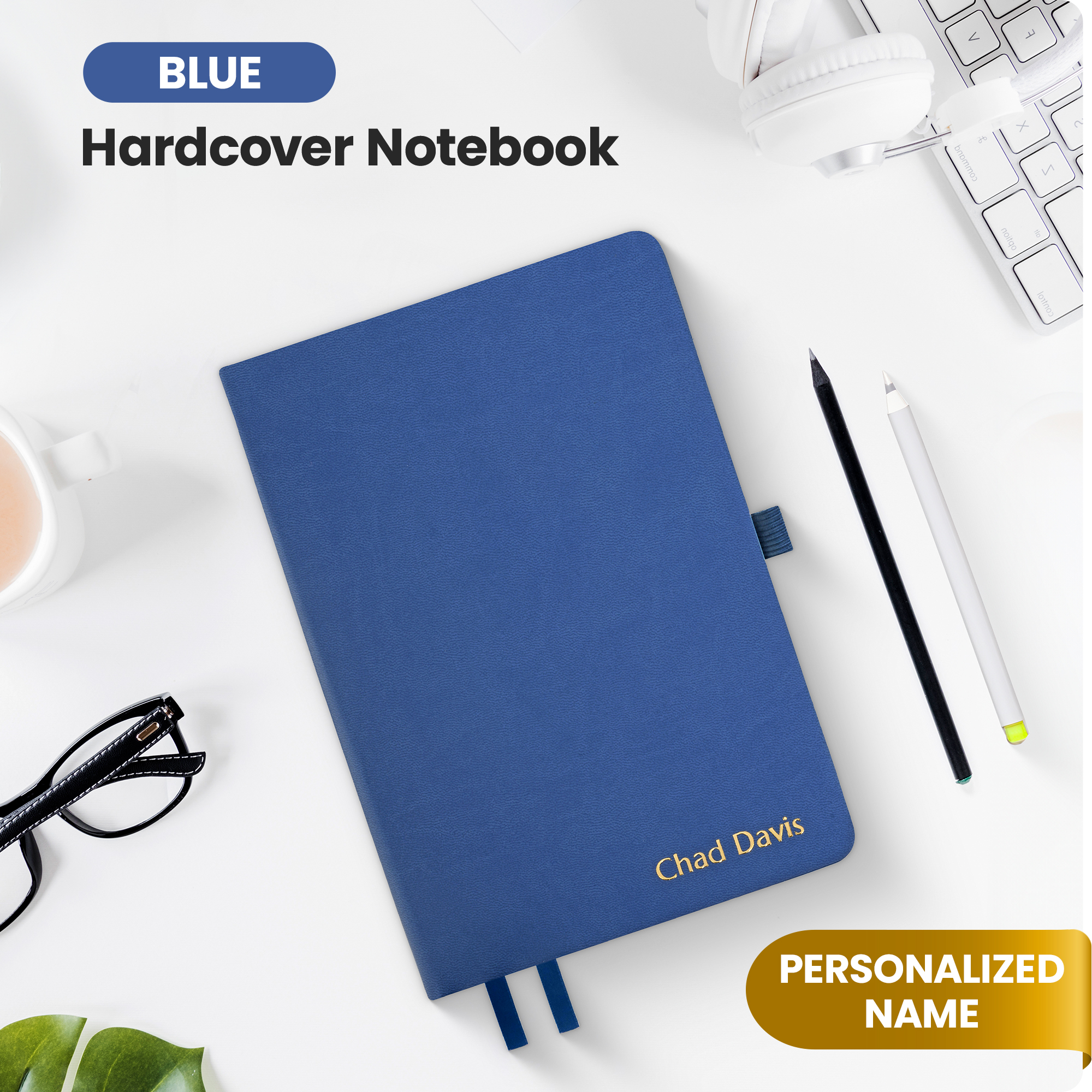 Personalized Journal Notebook - Blue